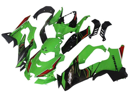 2021-2025 Kawasaki ZX-10R Green Red Black Fairing Kit
