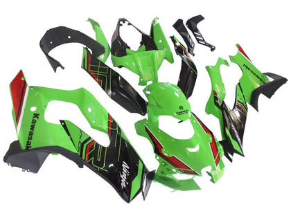 2021-2025 Kawasaki ZX-10R Green Red Black Fairing Kit