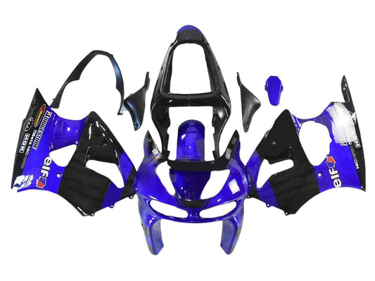 1998-1999 Blue Black Elf Kawasaki ZX6R Fairing Kit