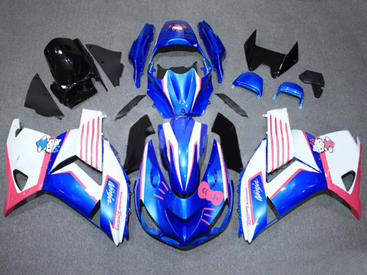 2006-2011 Blue Pink Ninja Kawasaki Ninja ZX14R ZZR1400 Fairing Kit