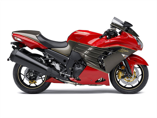 2012-2024 Red Black Ninja Kawasaki Ninja ZX14R ZZR1400 Fairing Kit