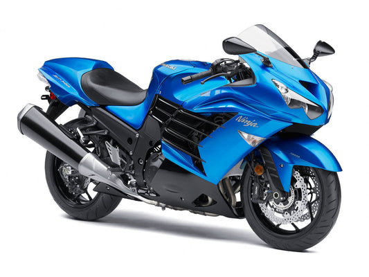 2012-2024 Blue Ninja Kawasaki Ninja ZX14R ZZR1400 Fairing Kit
