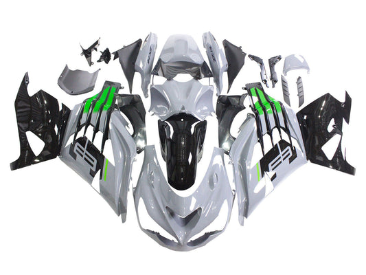 2012-2024 Grey Black Kawasaki Ninja ZX14R ZZR1400 Fairing Kit