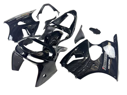 1998-1999 Kawasaki ZX-6R Glossy Black Elf Fairing Kit