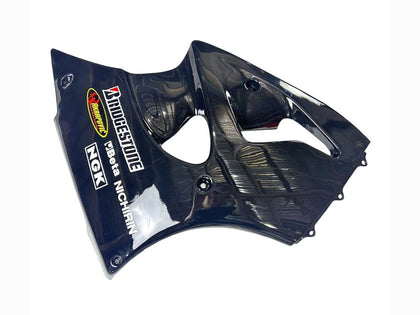 1998-1999 Kawasaki ZX-6R Glossy Black Elf Fairing Kit