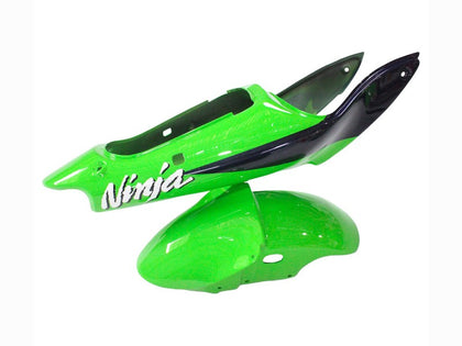 1998-1999 Kawasaki ZX-6R Green Black Gray Fairing Kit