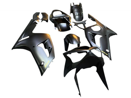 2003-2004 Kawasaki ZX-6R Black Gradient Gold Fairing Kit