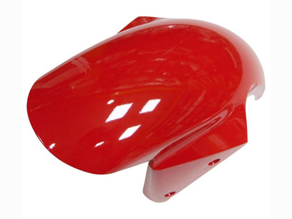 2003-2004 Kawasaki ZX-6R Red White Fairing Kit