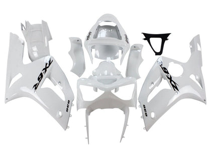 2003-2004 Kawasaki ZX-6R White Fairing Kit