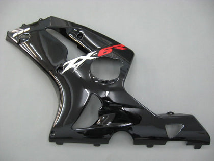2003-2004 Kawasaki ZX-6R Glossy Black Fairing Kit