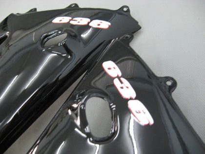 2003-2004 Kawasaki ZX-6R Glossy Black Fairing Kit