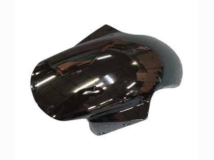2003-2004 Kawasaki ZX-6R Black with Red Flame Fairing Kit