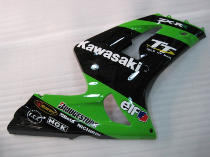2003-2004 Kawasaki ZX-6R Green Black Ninja Elf Fairing Kit