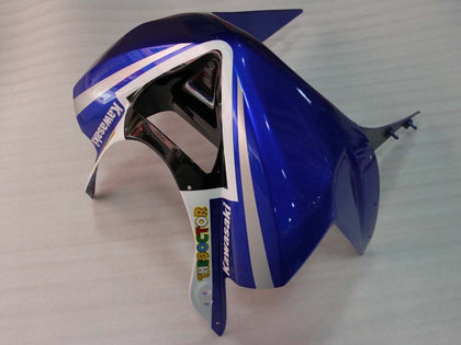 2003-2004 Kawasaki ZX-6R Blue White Fiat Fairing Kit