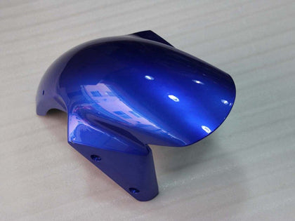 2003-2004 Kawasaki ZX-6R Blue White Fiat Fairing Kit