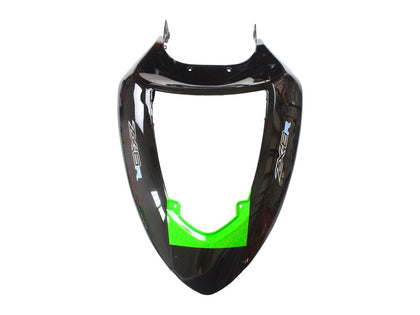 2005-2006 Kawasaki ZX-6R Green Black Red Ninja Elf 66 Fairing Kit