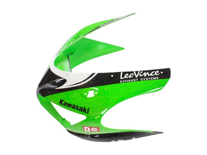 2005-2006 Kawasaki ZX-6R Green Black Red Ninja Elf 66 Fairing Kit