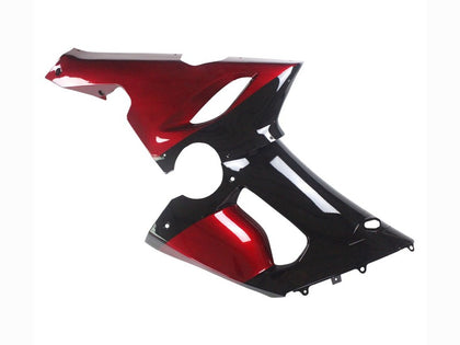 2005-2006 Kawasaki ZX-6R Black Red Fairing Kit