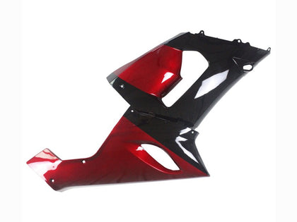 2005-2006 Kawasaki ZX-6R Black Red Fairing Kit