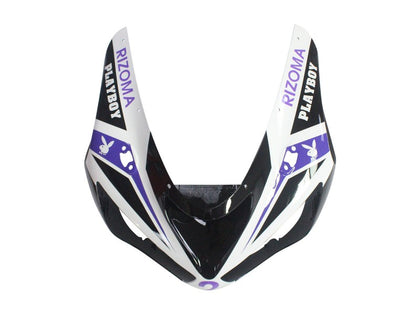 2005-2006 Kawasaki ZX-6R Black White Purple Rizoma Playboy Denso Fairing Kit