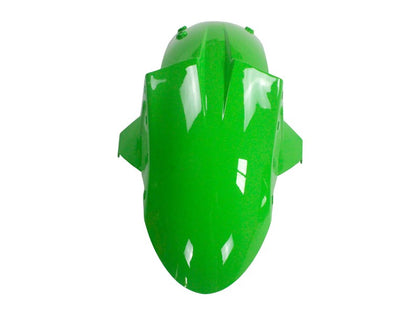 2005-2006 Kawasaki ZX-6R Green Black Fairing Kit