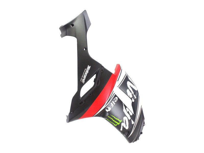 Purchase 2007-2008 Black White Red with White Snow Decal Ninja Elf Kawasaki ZX6R Motorcycle Fairings UK