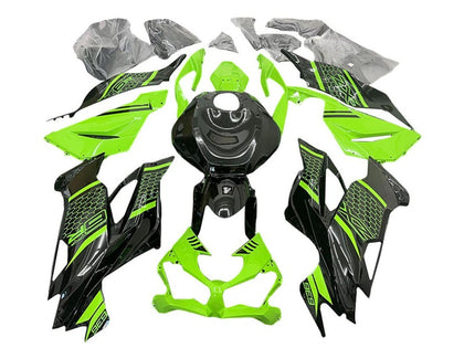 2019-2022 Kawasaki ZX-6R Black Blue Fairing Kit
