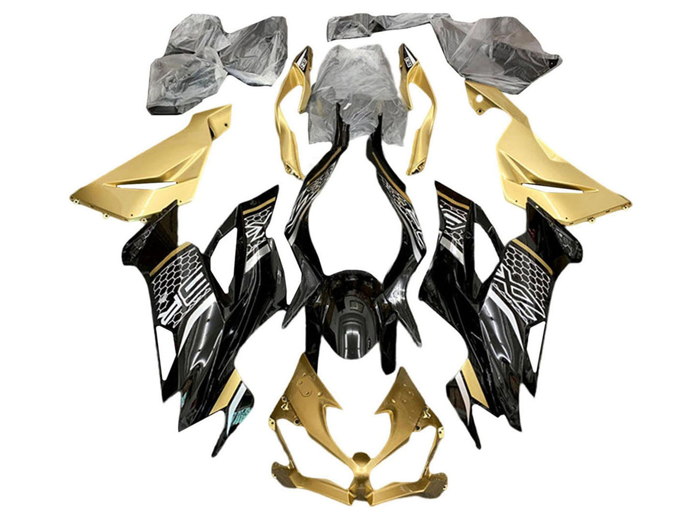 2019-2022 Green Black Ninja Kawasaki ZX6R Fairing Kit