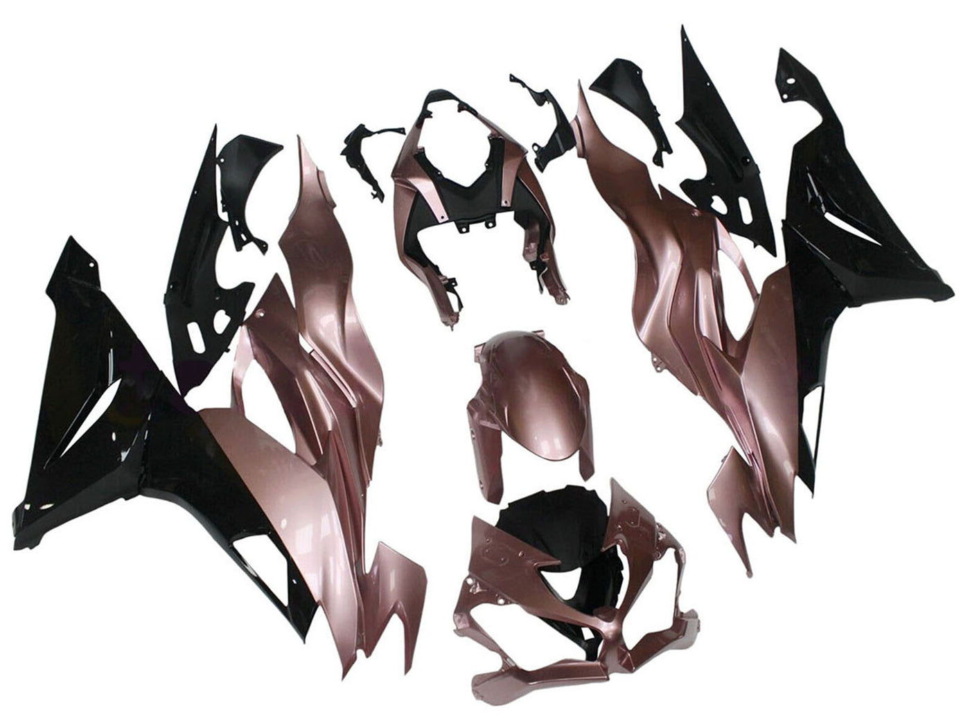 2019-2022 Blue Black Kawasaki ZX6R Fairing Kit