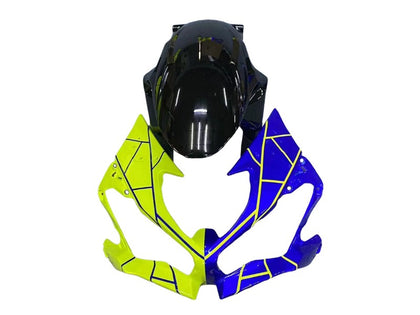 2019-2022 Kawasaki ZX-6R Blue Yellow Fairing Kit