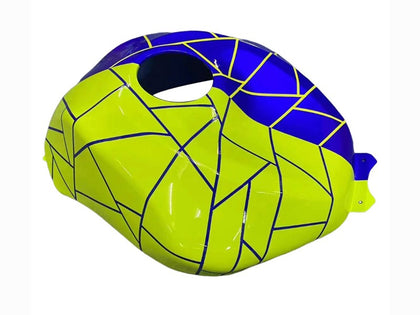 2019-2022 Kawasaki ZX-6R Blue Yellow Fairing Kit