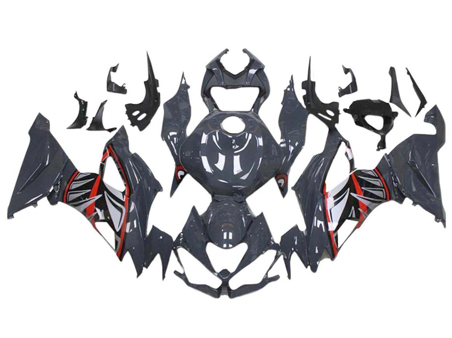 2019-2022 Black Carbon Fiber Kawasaki ZX6R Fairing Kit