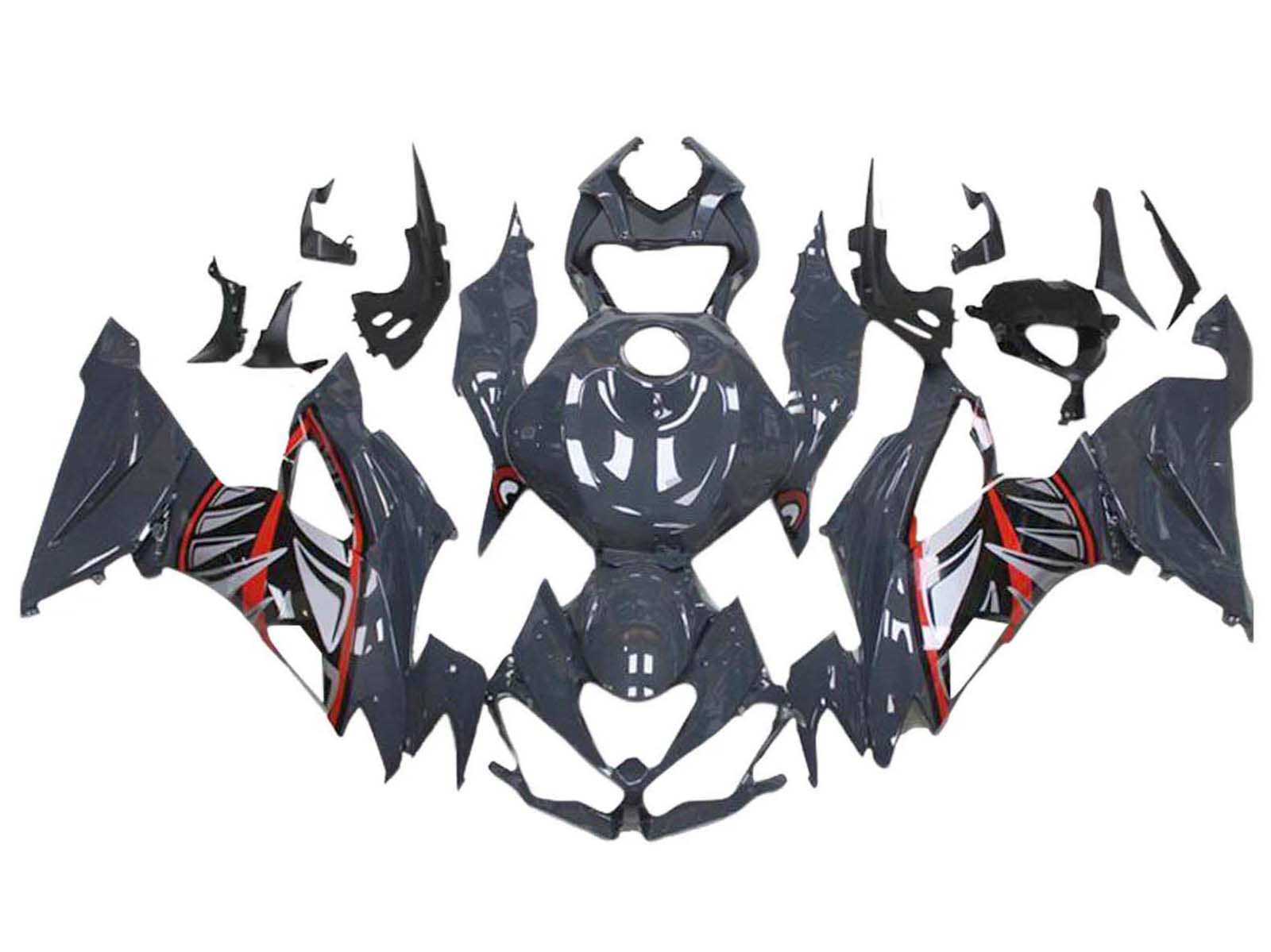 2019-2022 Black Carbon Fiber Kawasaki ZX6R Fairing Kit