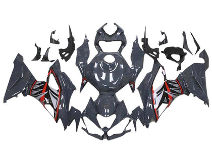 2019-2022 Kawasaki ZX-6R Black Carbon Fiber Fairing Kit