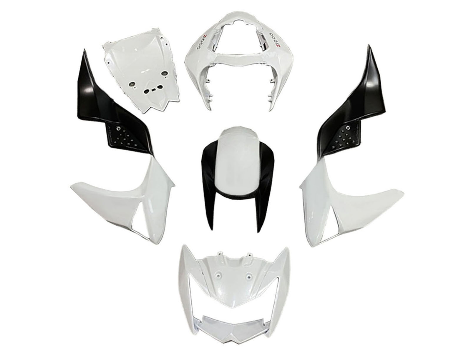 2003-2006 Black Carbon Fiber Kawasaki Z1000 Fairing Kit
