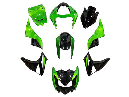 2003-2006 Kawasaki Z1000 Green Gray Fairing Kit