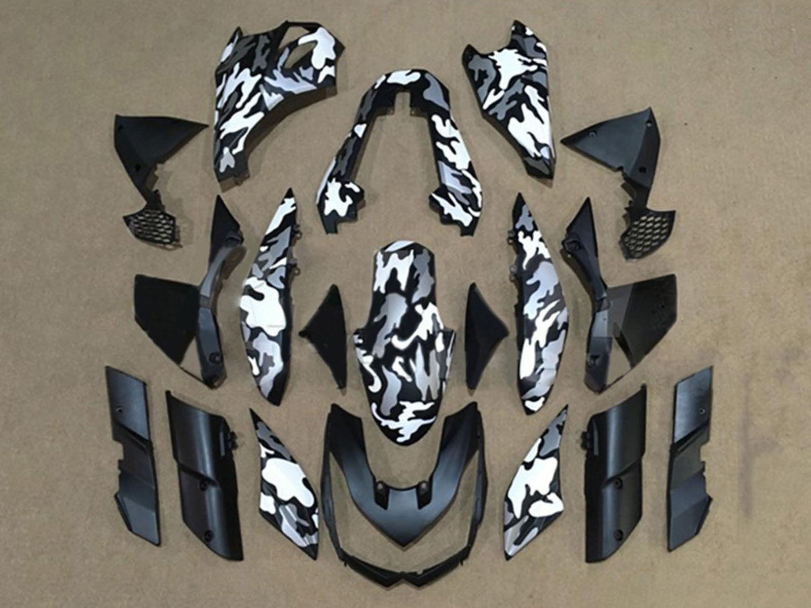 2010-2013 Green Kawasaki Z1000 Fairing Kit