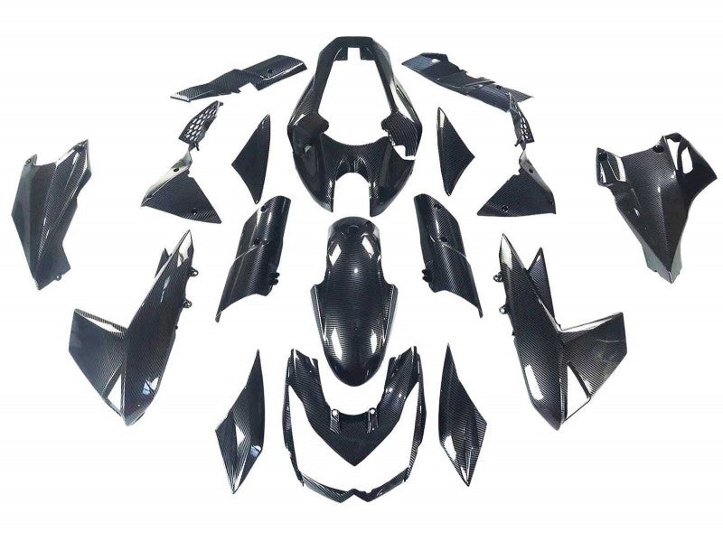 Purchase 2010-2013 Black Carbon Fiber Kawasaki Z1000 Motorcycle Fairings UK