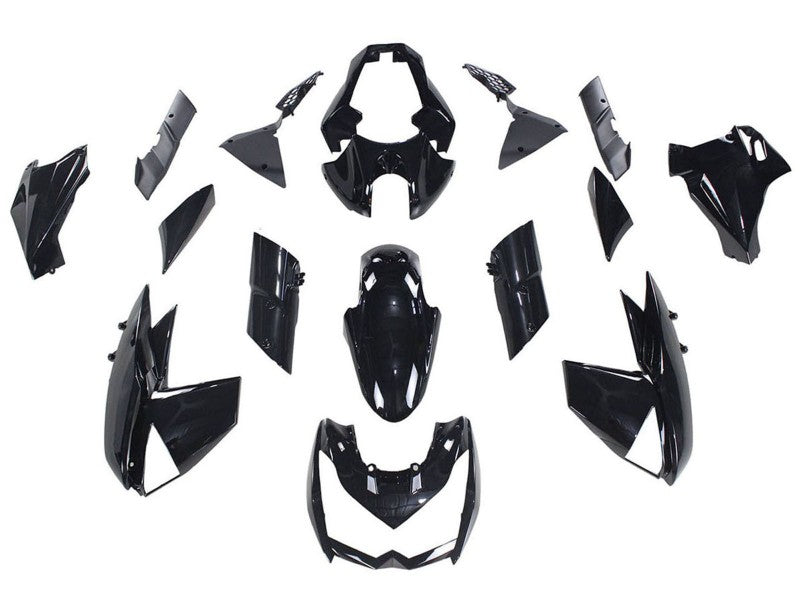 Purchase 2010-2013 Glossy Black Kawasaki Z1000 Motorcycle Fairings UK