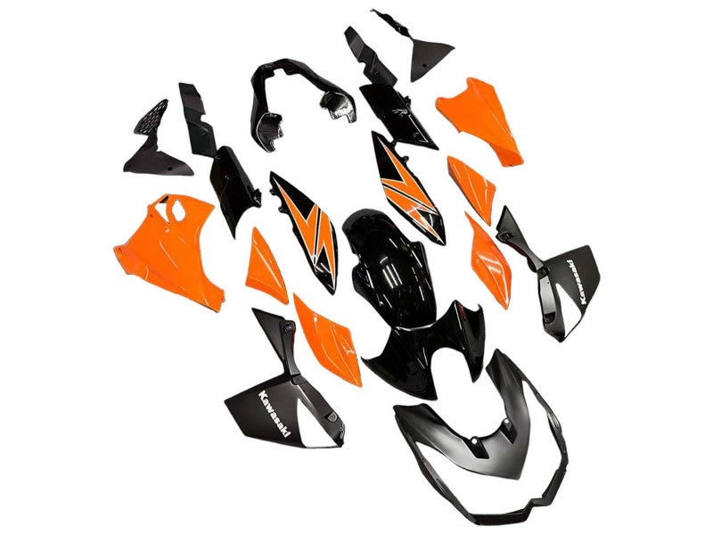 Purchase 2010-2013 Orange Glossy Black Kawasaki Z1000 Motorcycle Fairings UK