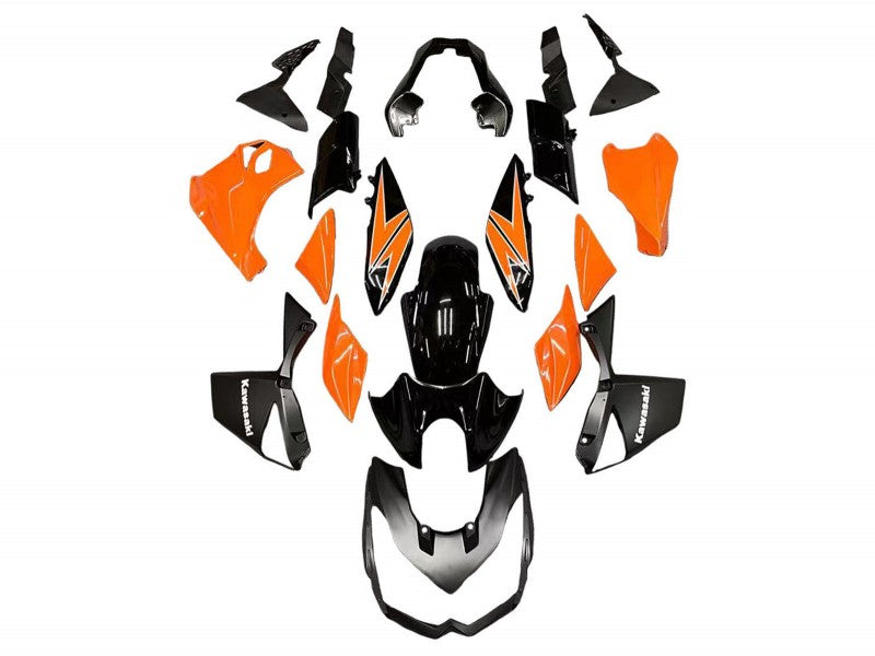 Purchase 2010-2013 Orange Glossy Black Kawasaki Z1000 Motorcycle Fairings UK