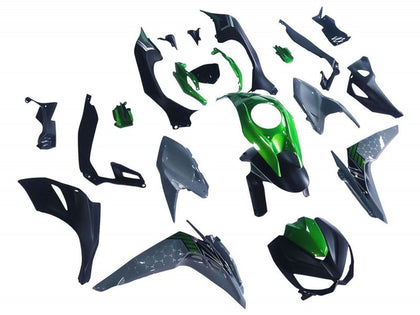 2014-2019 Kawasaki Z1000 Black Green Gray Fairing Kit