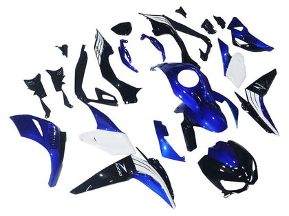 2014-2019 Kawasaki Z1000 Black White Blue Fairing Kit