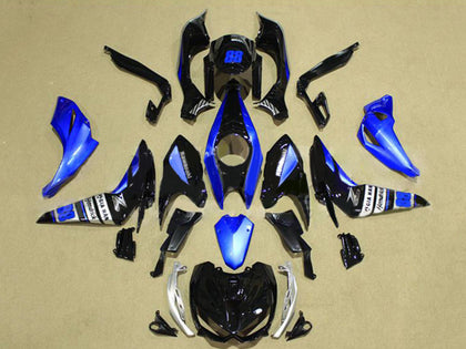 2014-2019 Kawasaki Z1000 Blue Black Fairing Kit