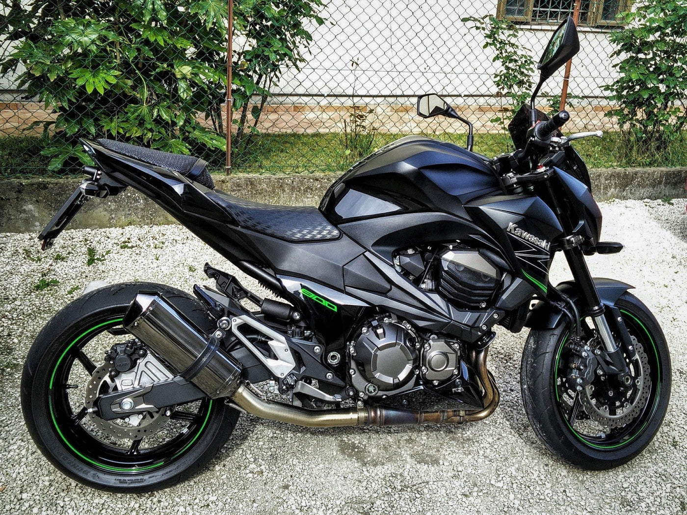 2014-2019 Grey Black Kawasaki Z1000 Fairing Kit