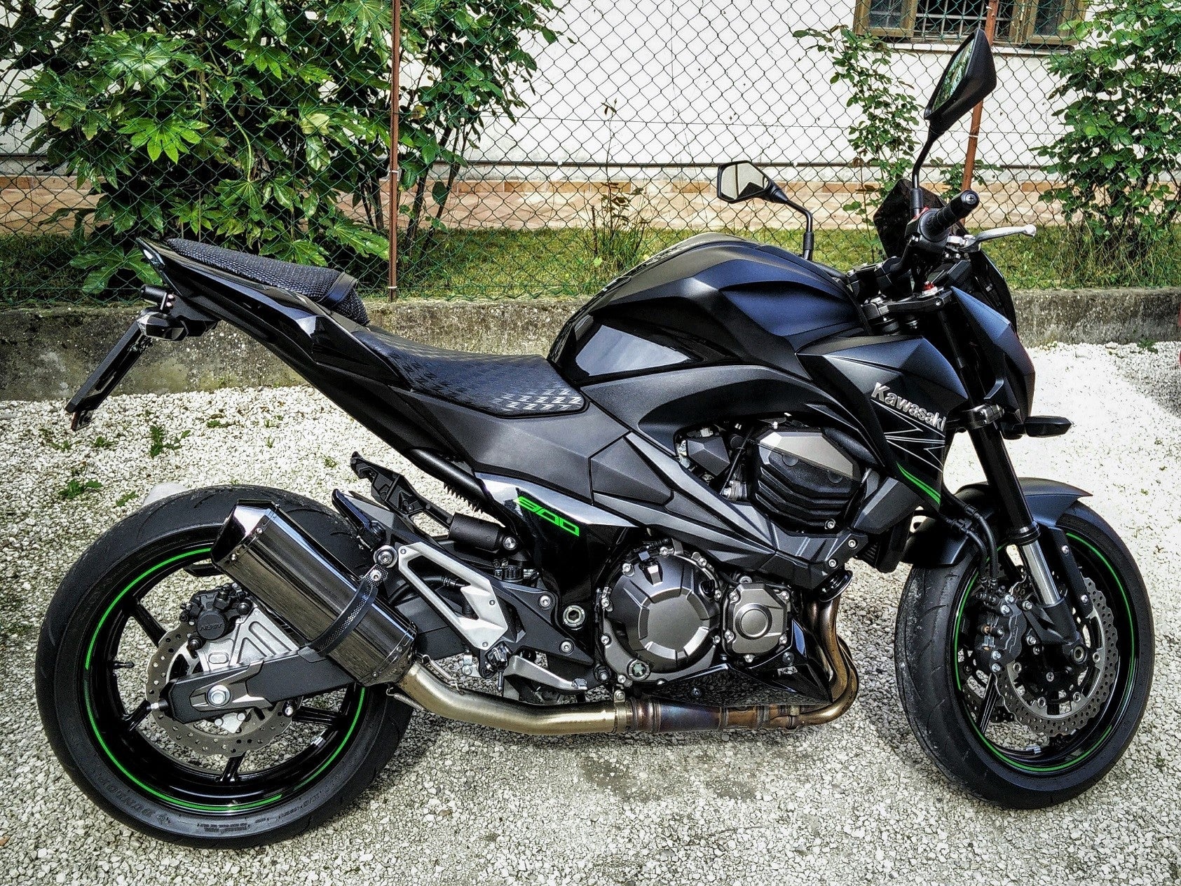 2014-2019 Grey Black Kawasaki Z1000 Fairing Kit