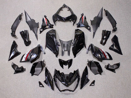 2014-2019 Kawasaki Z1000 Black Dark Red Fairing Kit