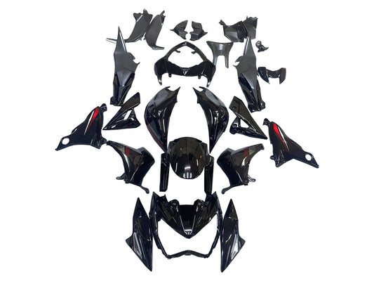 2013-2018 Black Red Kawasaki Z800 Fairing Kit