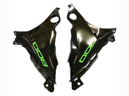 2013-2018 Kawasaki Z800 Glossy Green Black Fairing Kit
