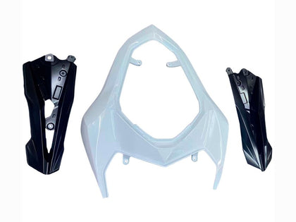 2013-2018 Kawasaki Z800 White Black Fairing Kit
